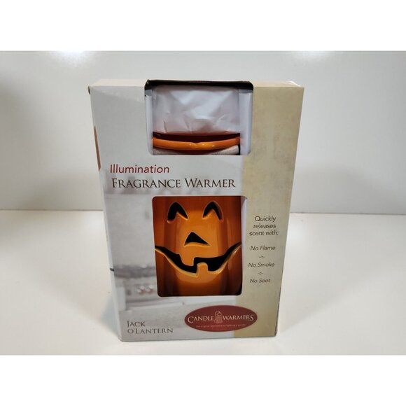 Illumination Fragrance Warmer Jack O'Lantern Full Size NIB - Picture 1 of 5